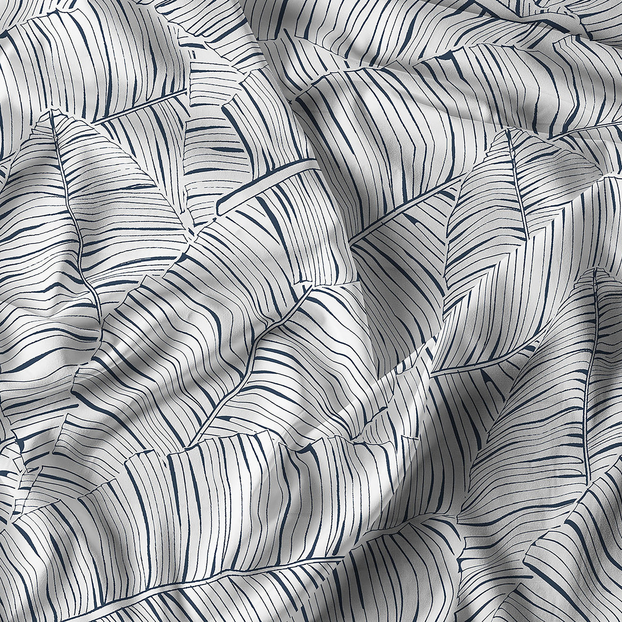 PARURE COPRIPIUMINO ATHENA, 100% Cotone, Made in Italy - JANE BLU