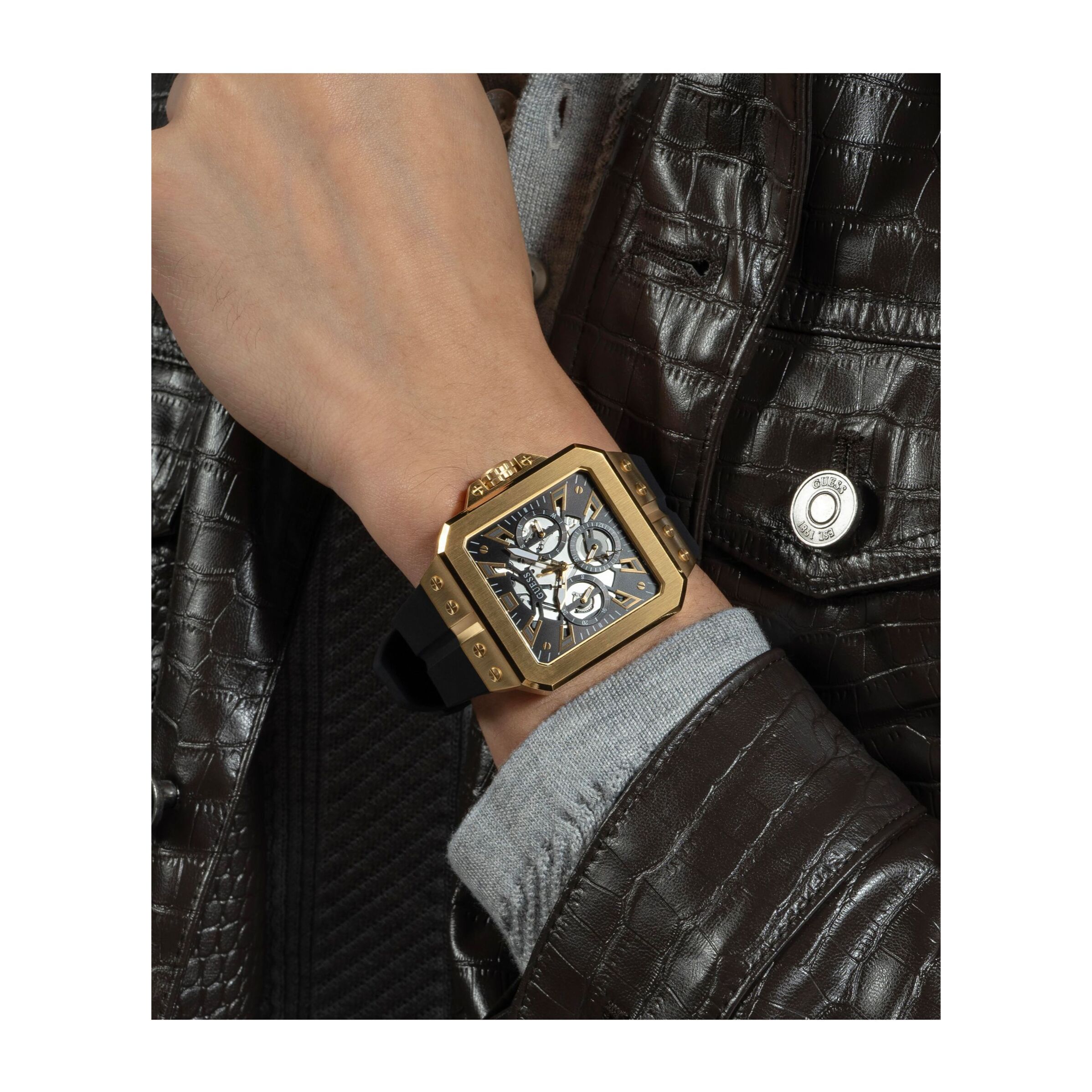Guess Reloj Analógico De Cuarzo. Gs Leo