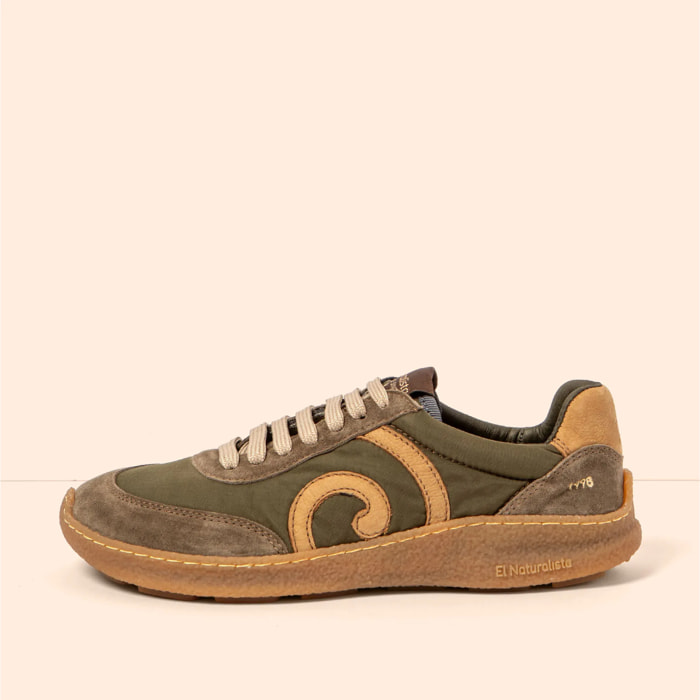 Zapatos N5435A MULTI MATERIAL FOREST/OROEL color Forest