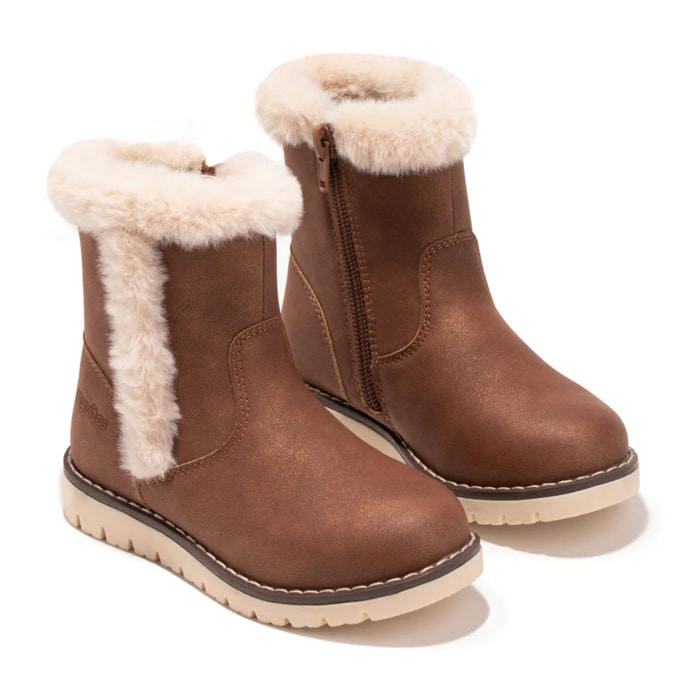 Stivali da bambina in pelliccia sintetica