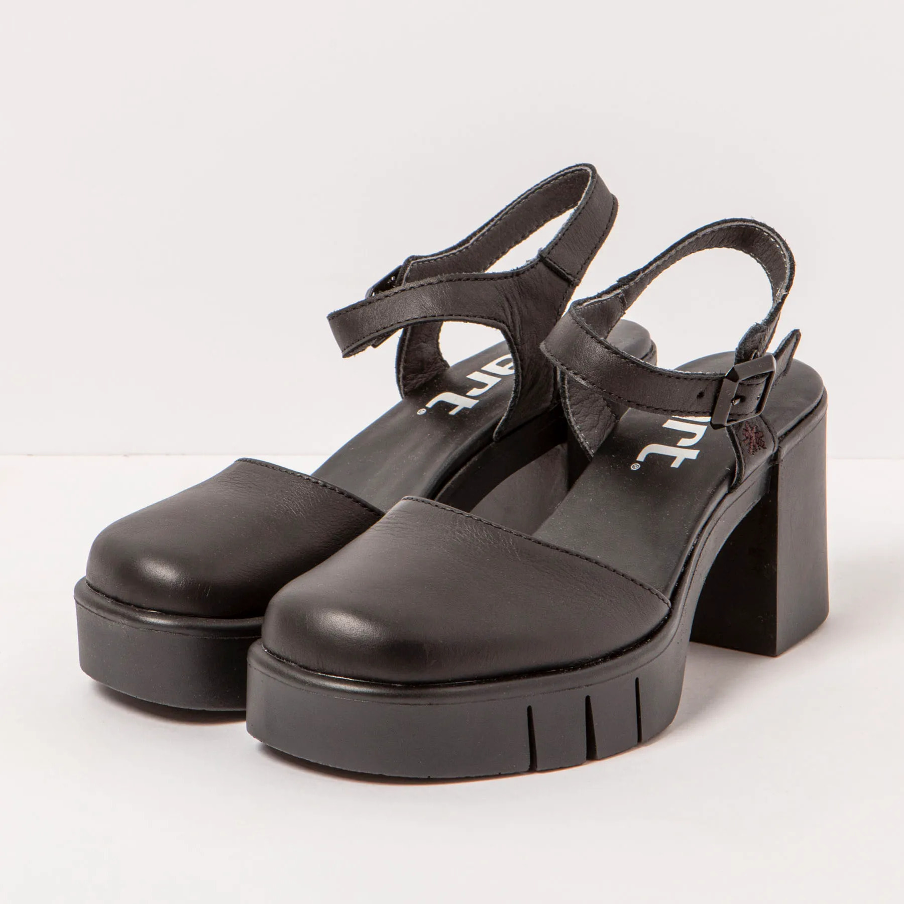 Sandalias con tacón 1991 NAPPA BLACK / EIVISSA color Black