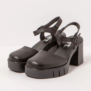 Sandalias con tacón 1991 NAPPA BLACK / EIVISSA color Black