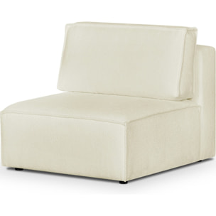 Canapé modulable 6/7 places en tissu bouclé - Harper Mod