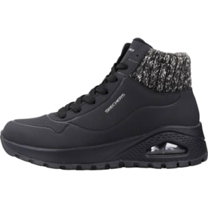 Botines Mujer Uno Rugged Negro
