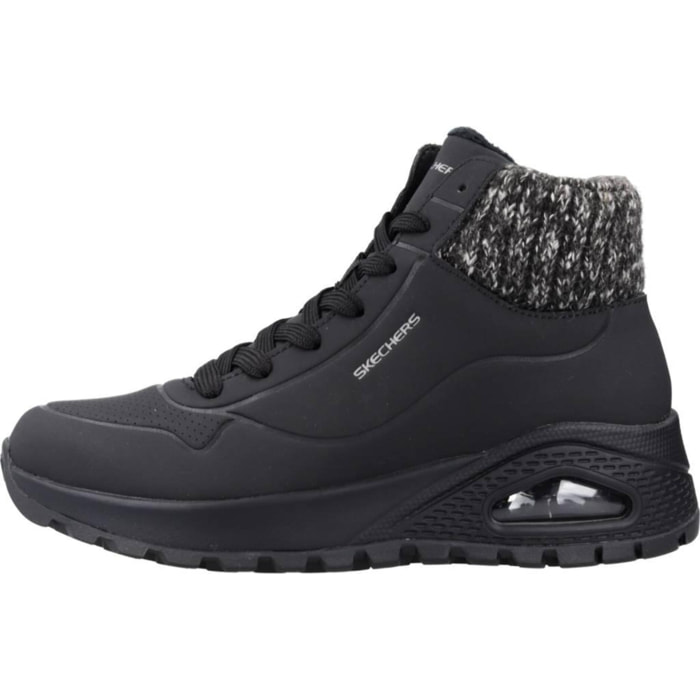 Botines Mujer Uno Rugged Negro