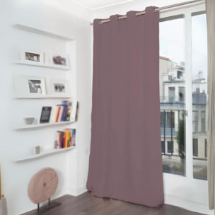 Rideau Phonique Occultant et Thermique 'MOONDREAM' - Gris souris