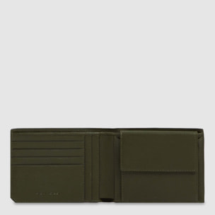 Piquadro Portafogli uomo con portamonete