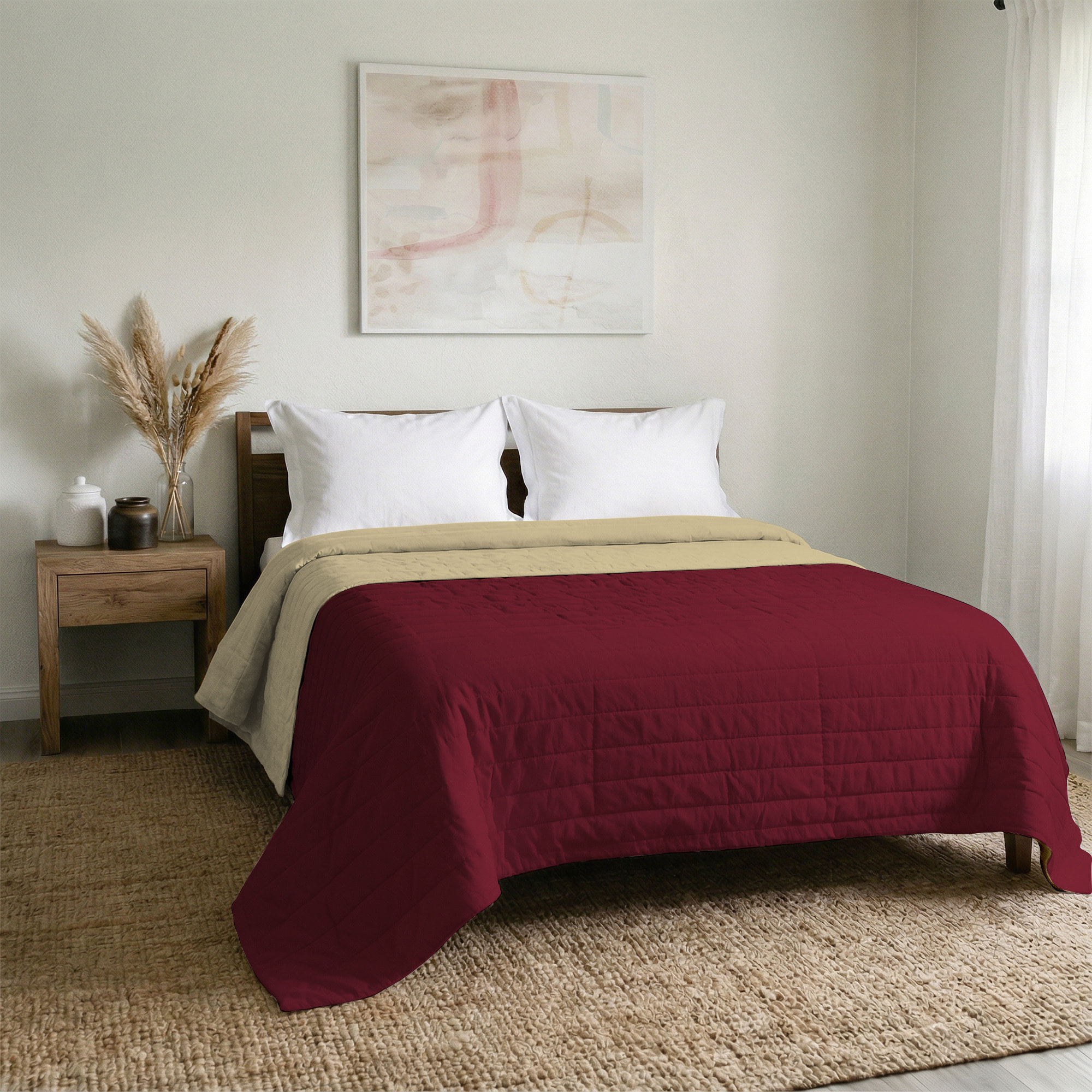 TRAPUNTINO ESTIVO ELEGANT MATRIMONIALE, BICOLORE