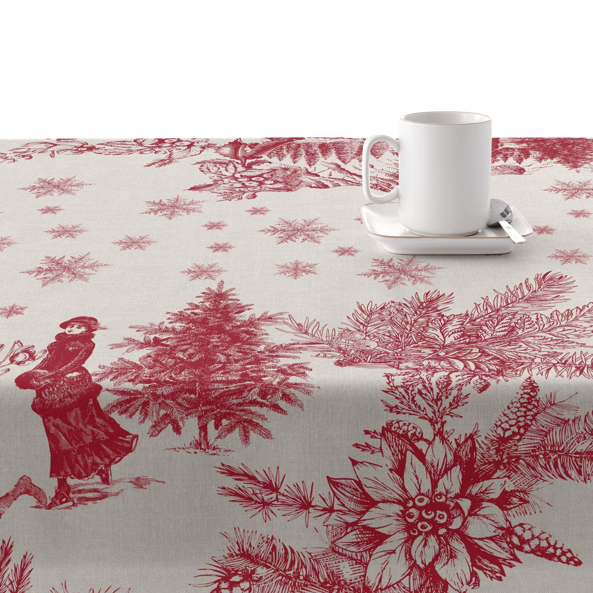 Nappe en résine Anti-tâches Christmas Toile