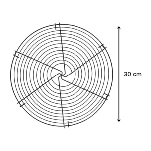 Présentoir à gâteaux 30 cm Zenker Smart Pastry