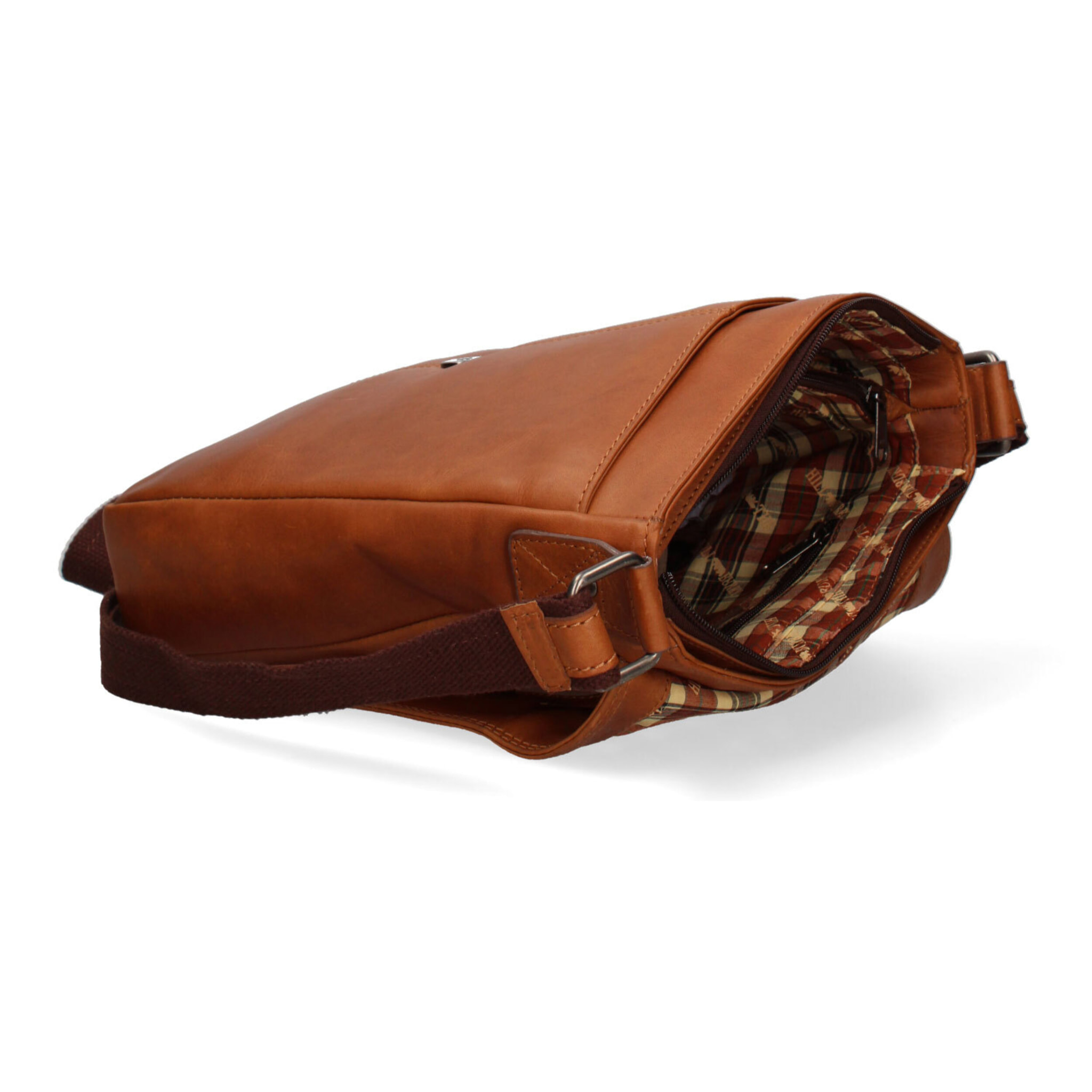 Borsa a tracolla  da uomo In Vera pelle Made in Italy 25x28x6 cm