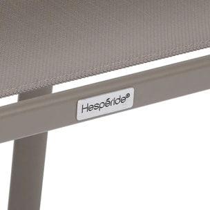 Fauteuil de jardin Piazza empilable noisette