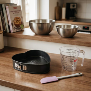 Set de 5 ustensiles de pâtisserie moule à gâteaux bol spatule pâtisserie et verre doseur Spécial créative Spécial créative Zenker  Spécial créative