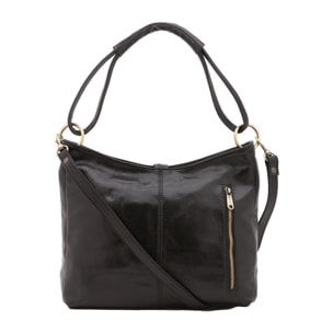 Borsa a spalla  da donna In Vera pelle Made in Italy 29x32x11 cm