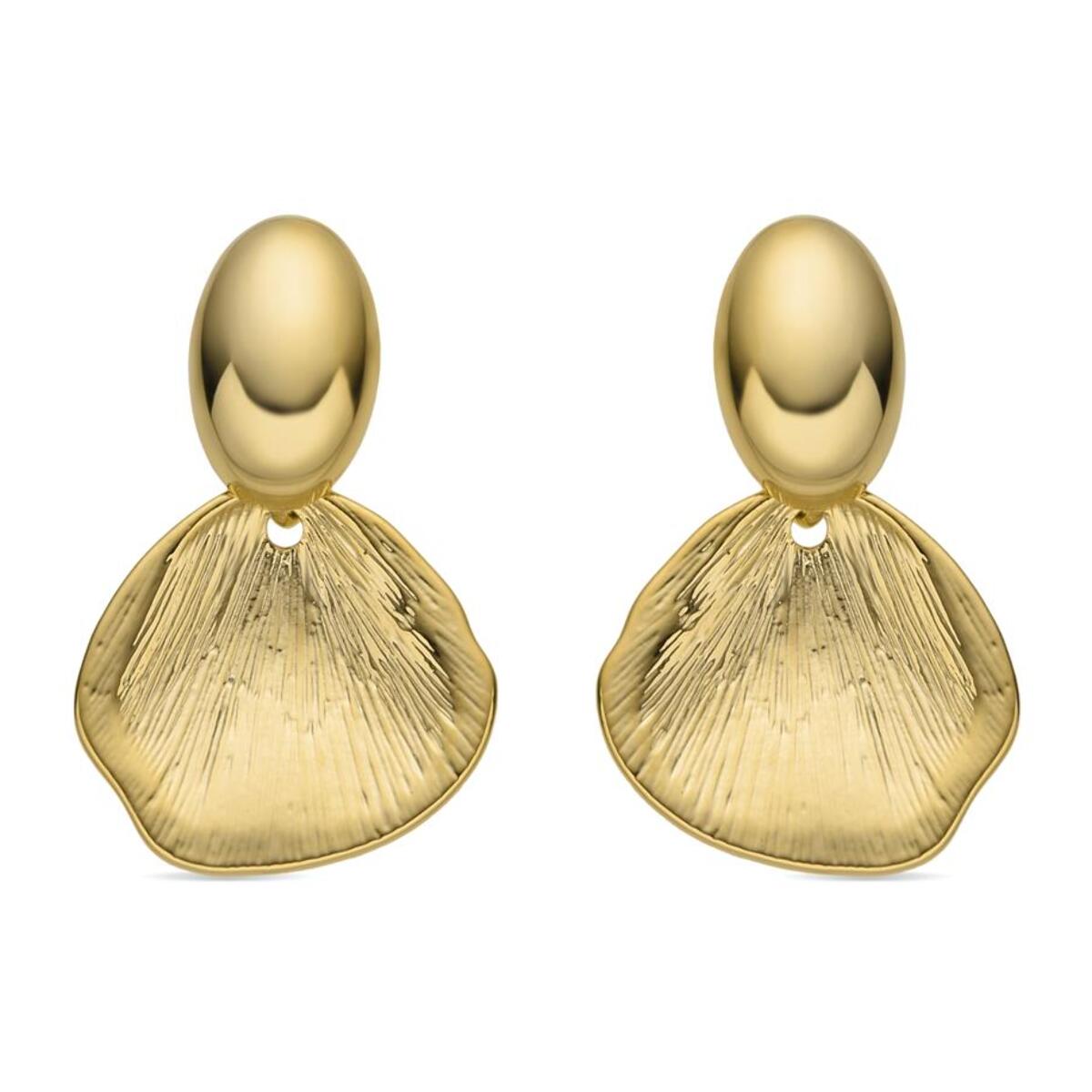 Pendientes acabado oro 18k