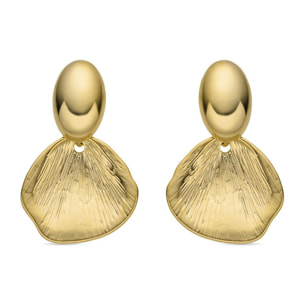 Pendientes acabado oro 18k
