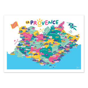 Affiche - Provence - Sté!