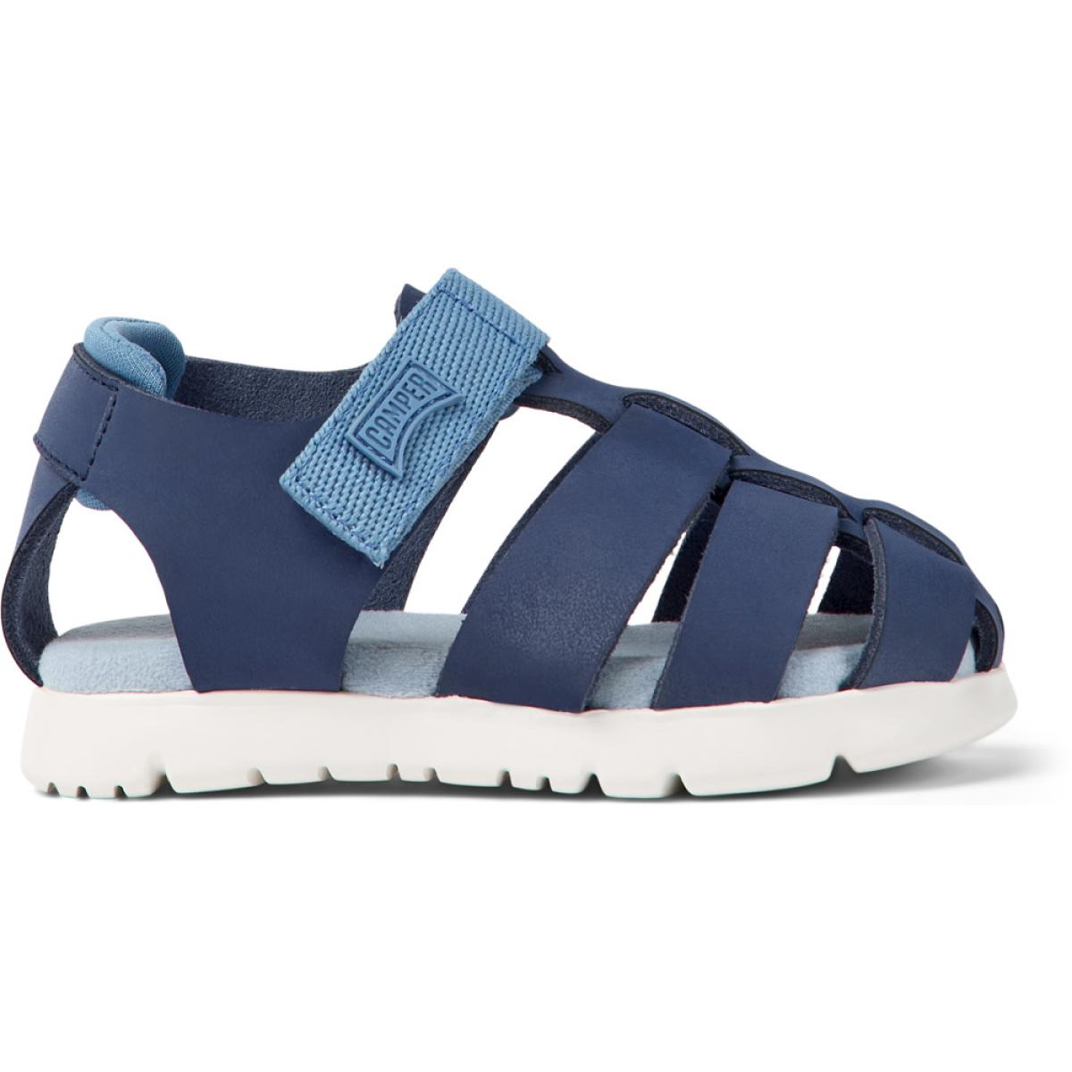 CAMPER Oruga - Sandalias Azul Infantil Unisex