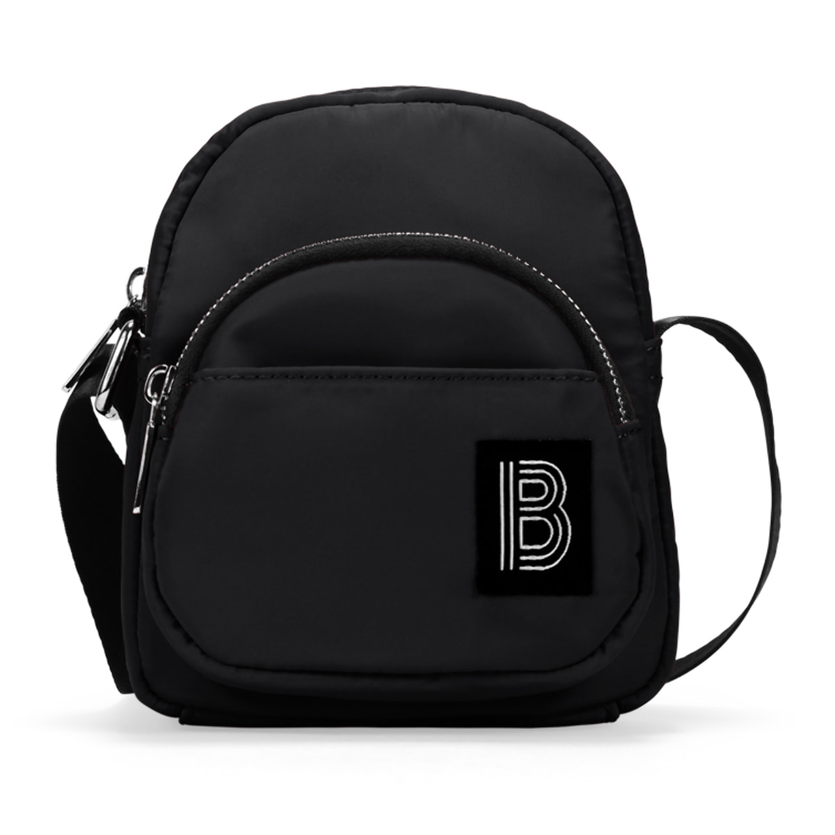 Bolso bandolera negro para móvil