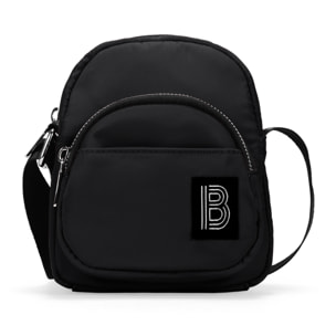 Bolso bandolera negro para móvil