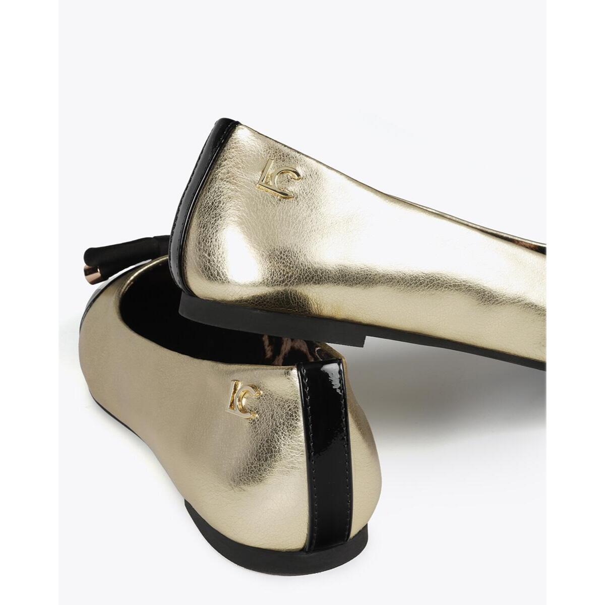 Ballerina Punta Tonda con Dettaglio Fiocco Frontale