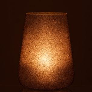 J-Line photophore Paillettes - verre - mauve - large