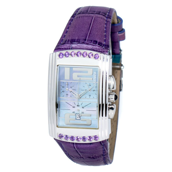 Reloj Chronotech CT7018B-08S-1 Mujer Analogico Cuarzo con Correa de Piel