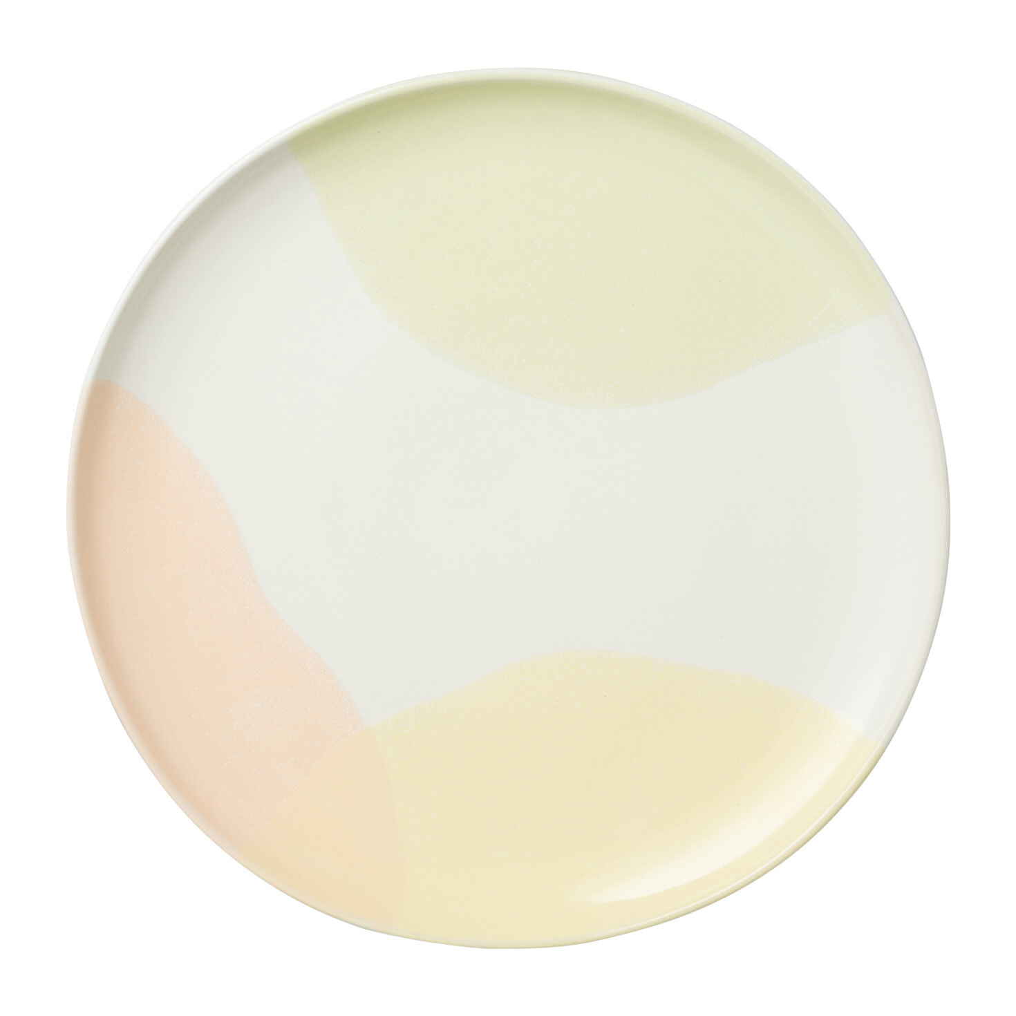 J-Line assiette Point - porcelaine - mix - medium - 4 pcs