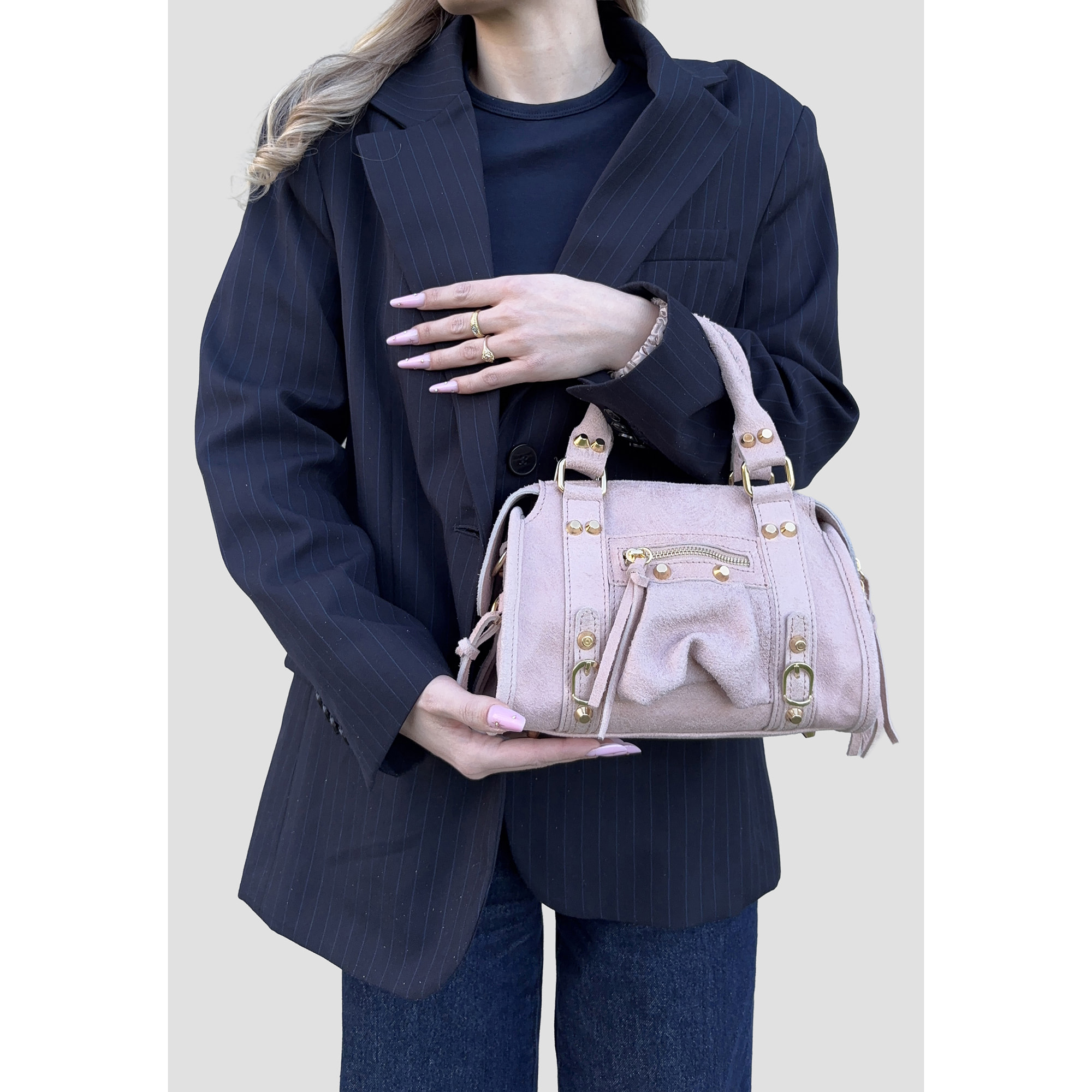 Borsetta a Mano in Vera Pelle Made in Italy