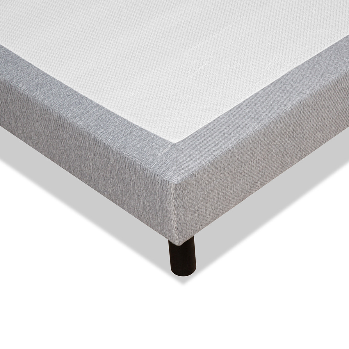 Sommier Tapissier en Kit gris Clémence - 2 Places