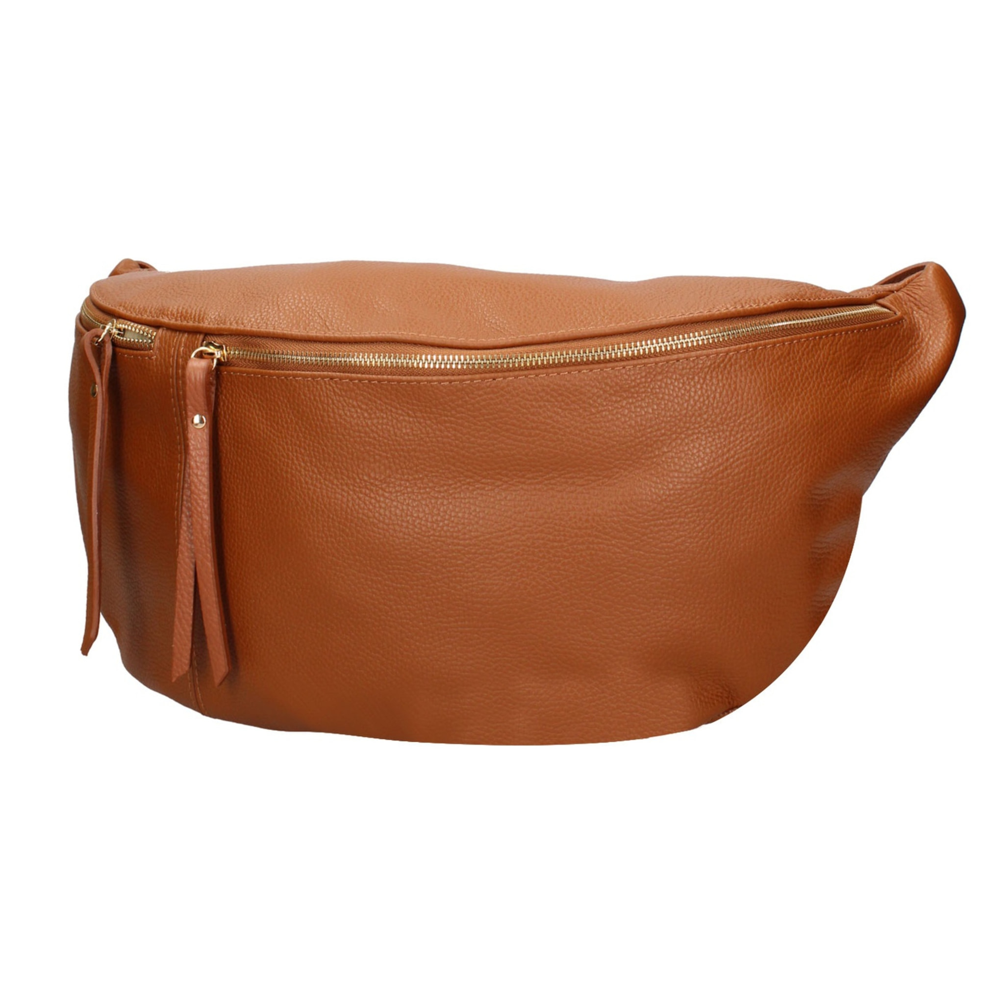 Borsa a tracolla da donna Made in Italy - Modello Caelia Plus - 100% pelle - 47.0 x 28.0 x 2.0 cm