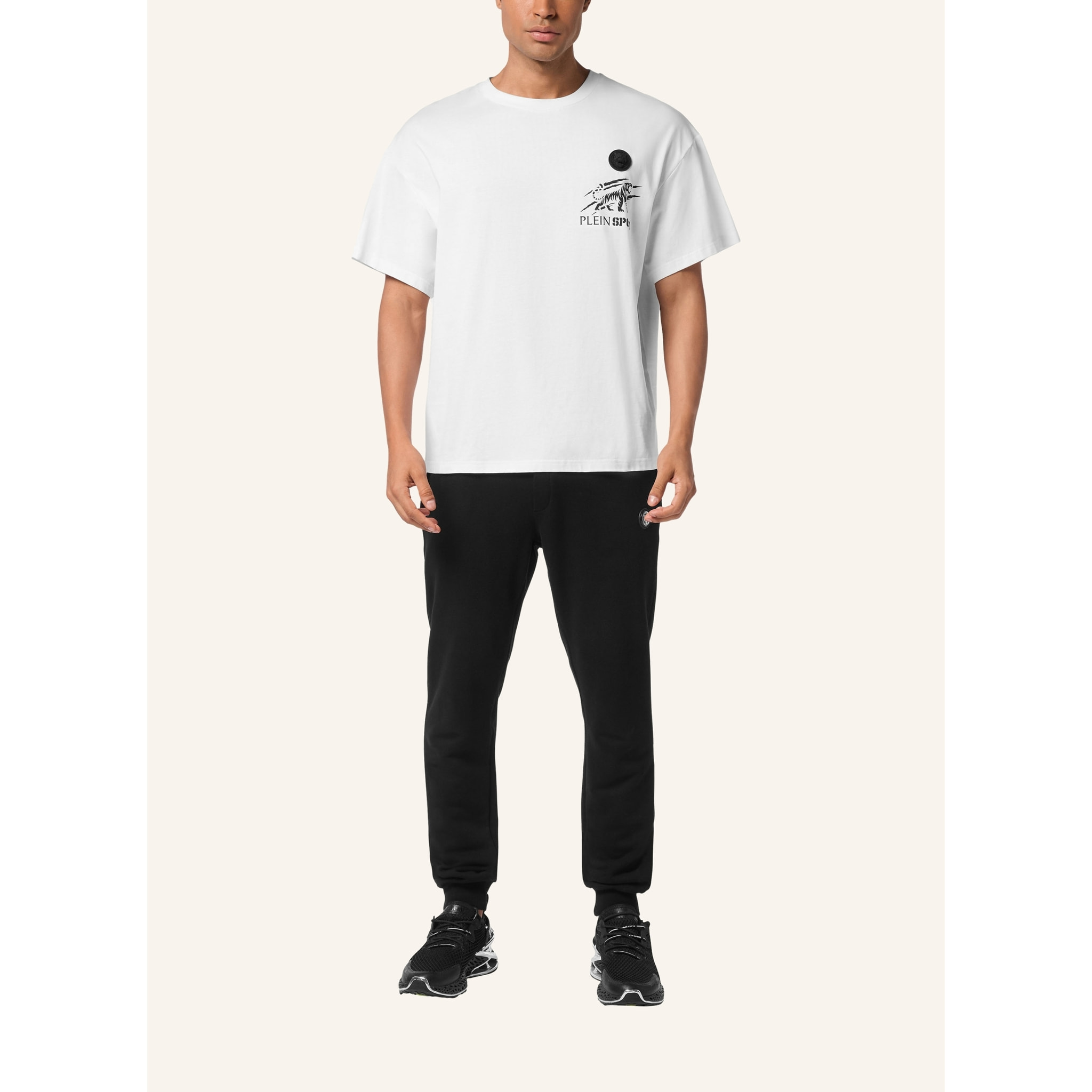 PLEIN SPORT Camiseta Cuello Redondo Ss TIGER