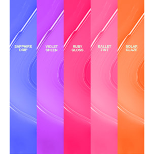Set vernis semi-permanent - Syrup Tones - Jelly Coats - 5x 15 ml
