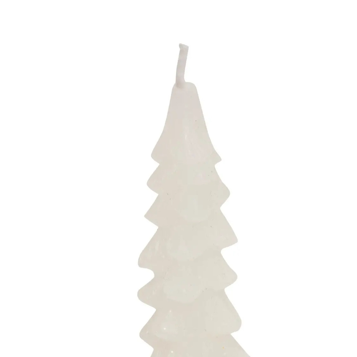 Lot de 2 bougies bâton sapin blanc