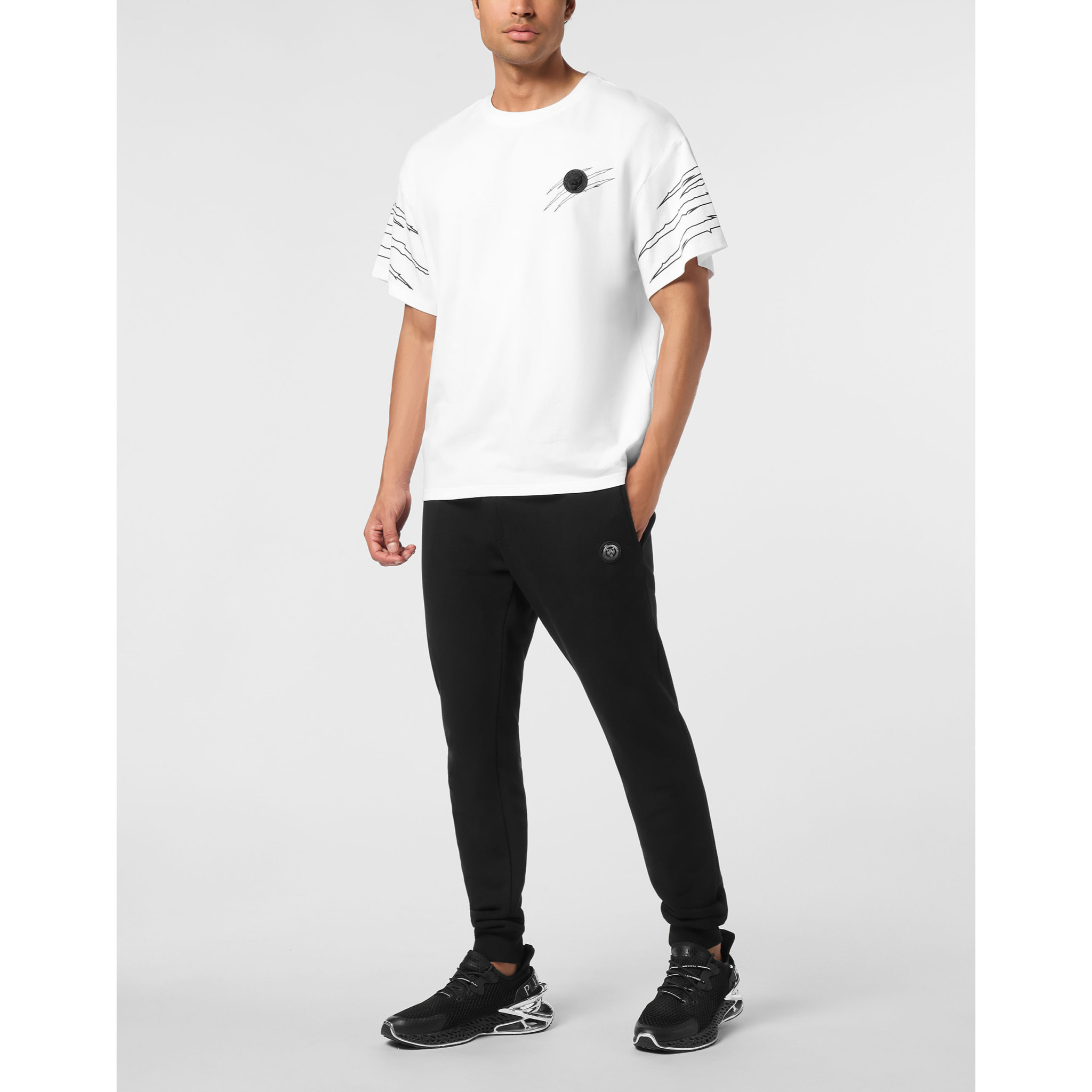 PLEIN SPORT Camiseta Cuello Redondo Ss SCRATCH