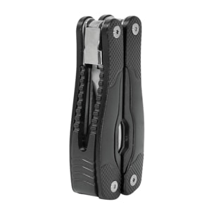 Well home alicates multi herramientas con 16 funciones en acero inoxidable con mango negro 15,5cm