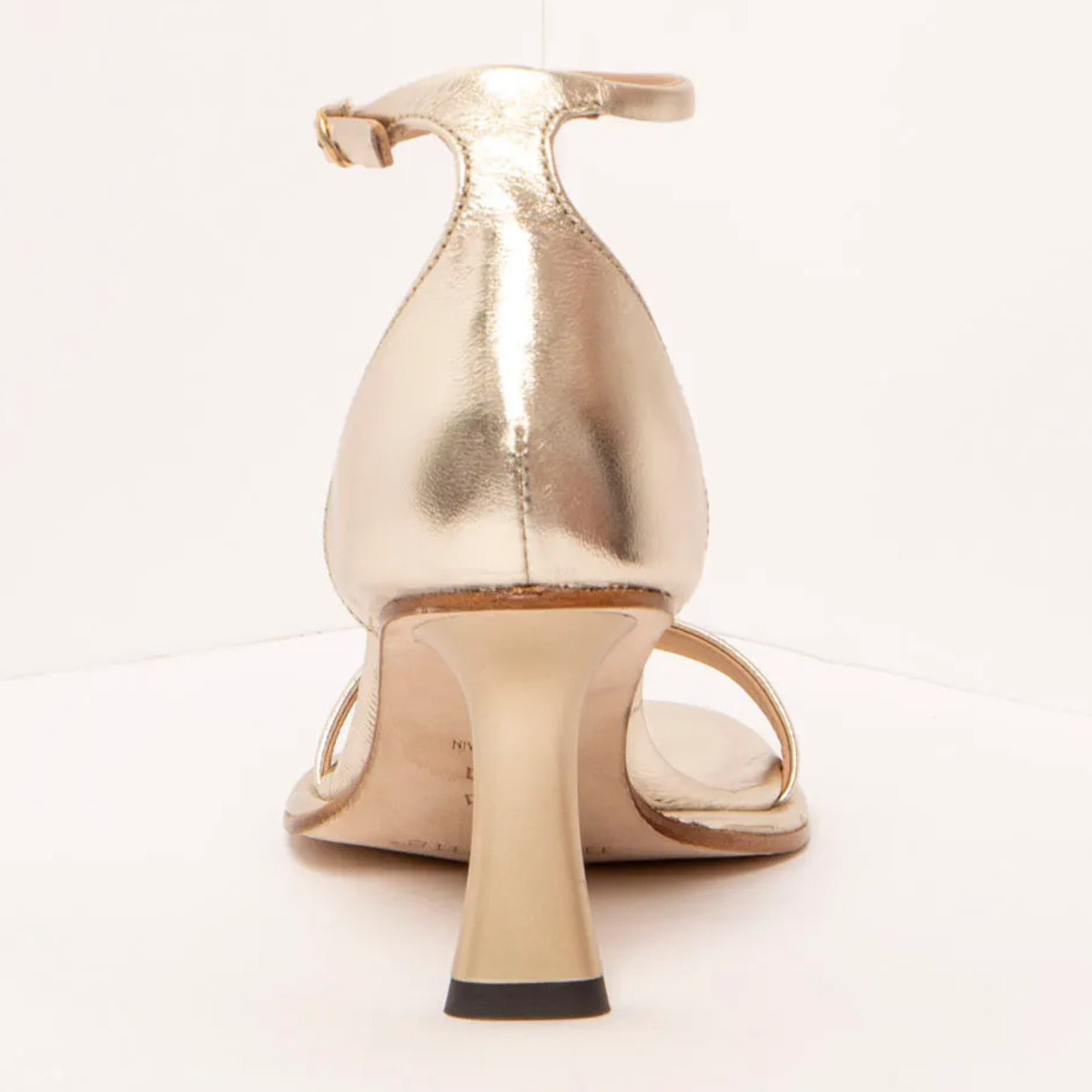 Sandalias con tacón S3193 NAPPA CHAMPAGNE/ ALBANA color Champagne