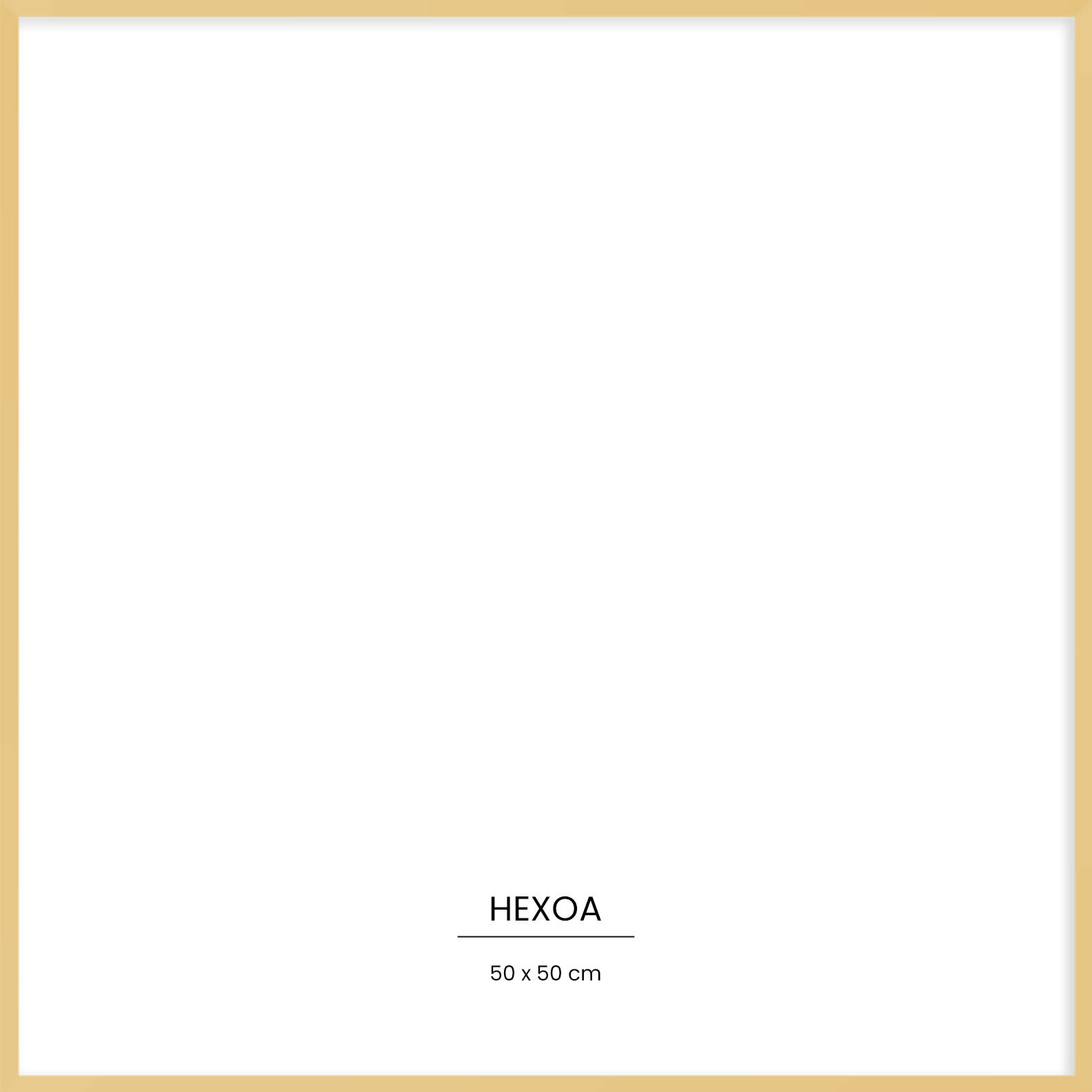 Cadre métal Or 50x50cm cadre seul