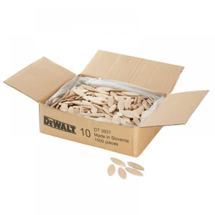 Lamelles sachet de 1000 lamelles (taille N°10) - DEWALT - DT3931