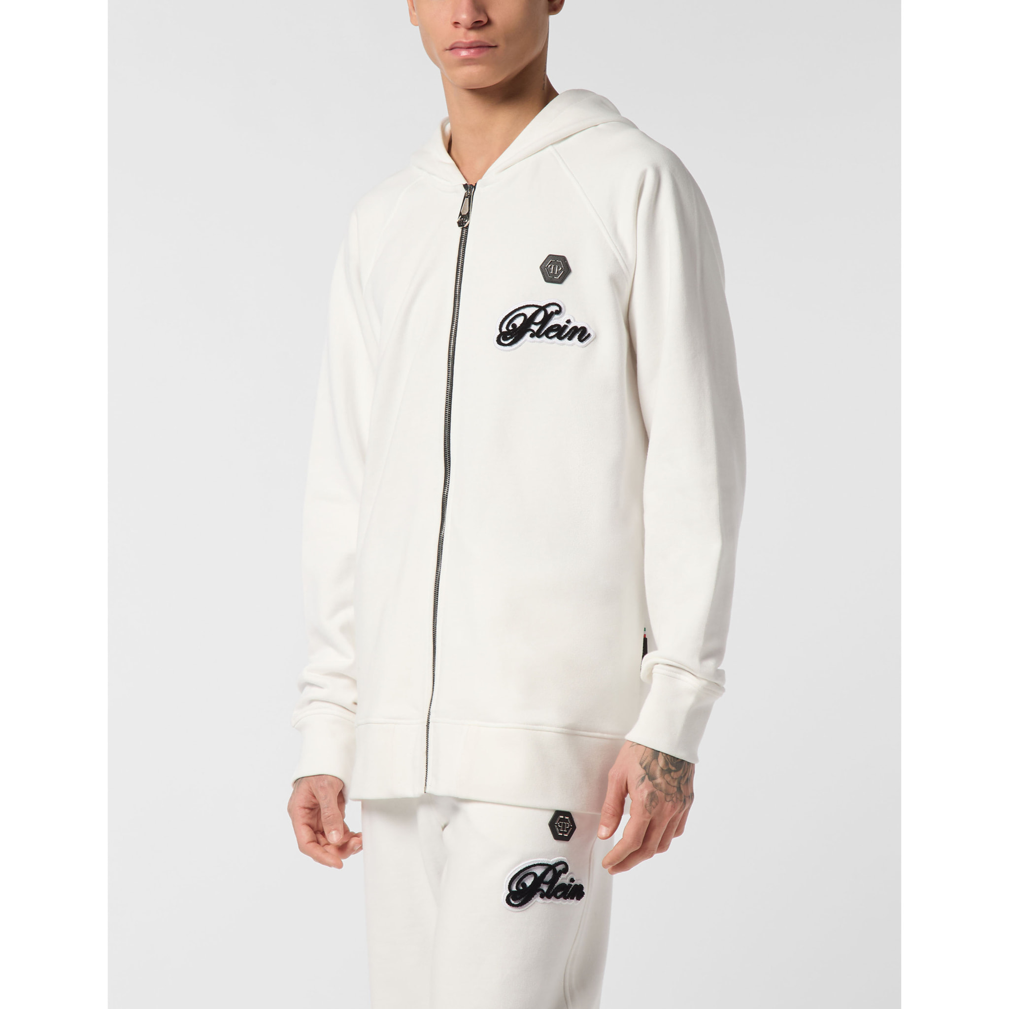 PHILIPP PLEIN Hoodie Sweatjacket SIGNATURE
