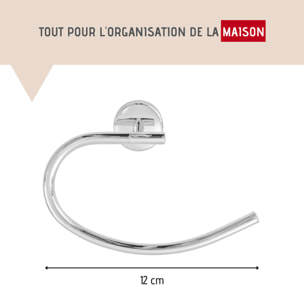 Porte serviette de salle de bain gris Fackelmann Vision