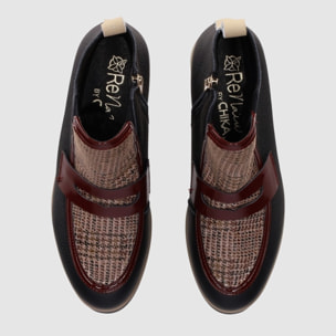 Botines de Piel - Multicolor - Tacón: 3 cm