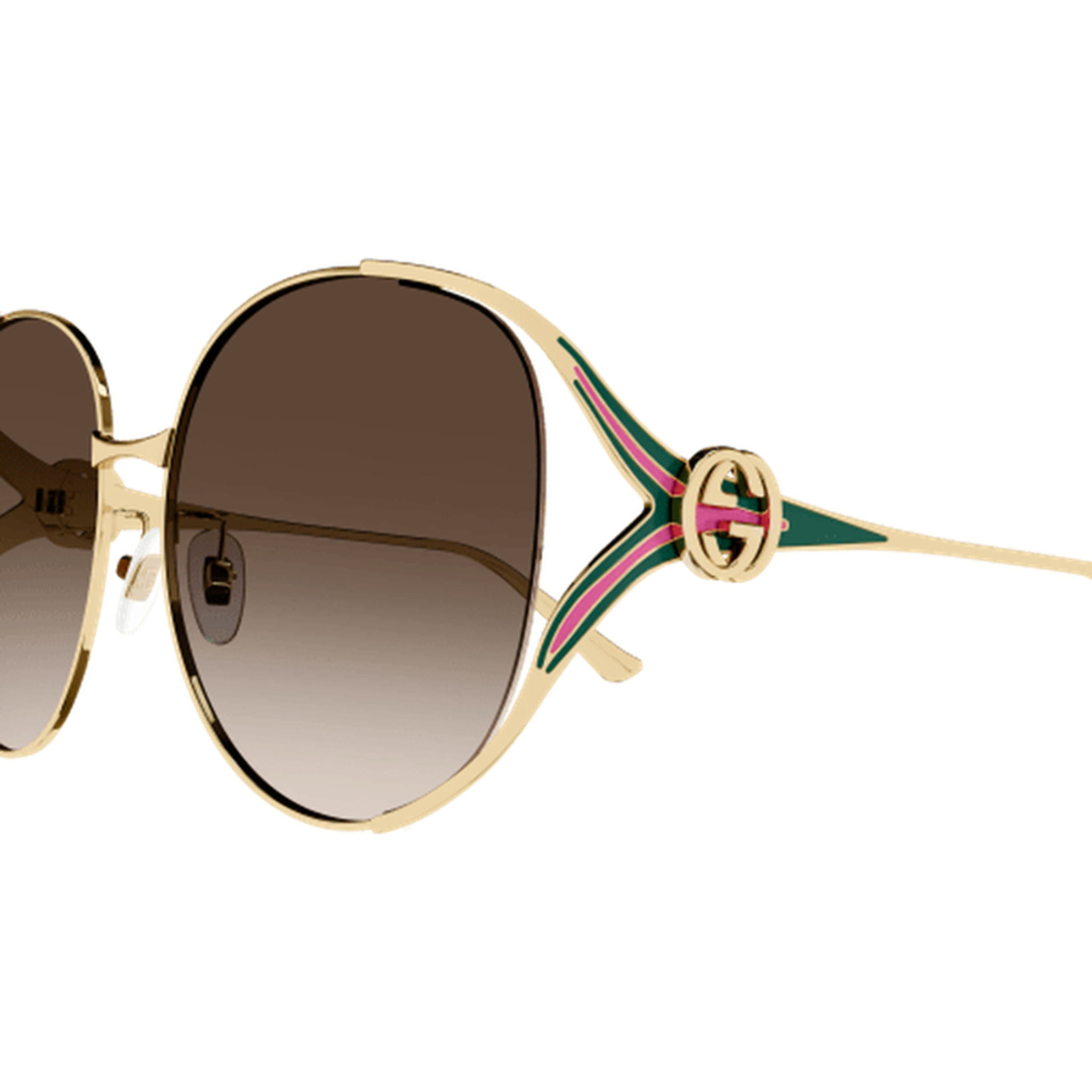 Gafas de Sol Gucci GG0225S-007 de Metal Mujer 63 mm