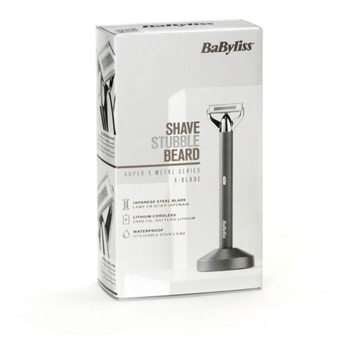 Tondeuse barbe BABYLISS OT996E X-Blade Super-X Metal tondeuse barbe et rasoir