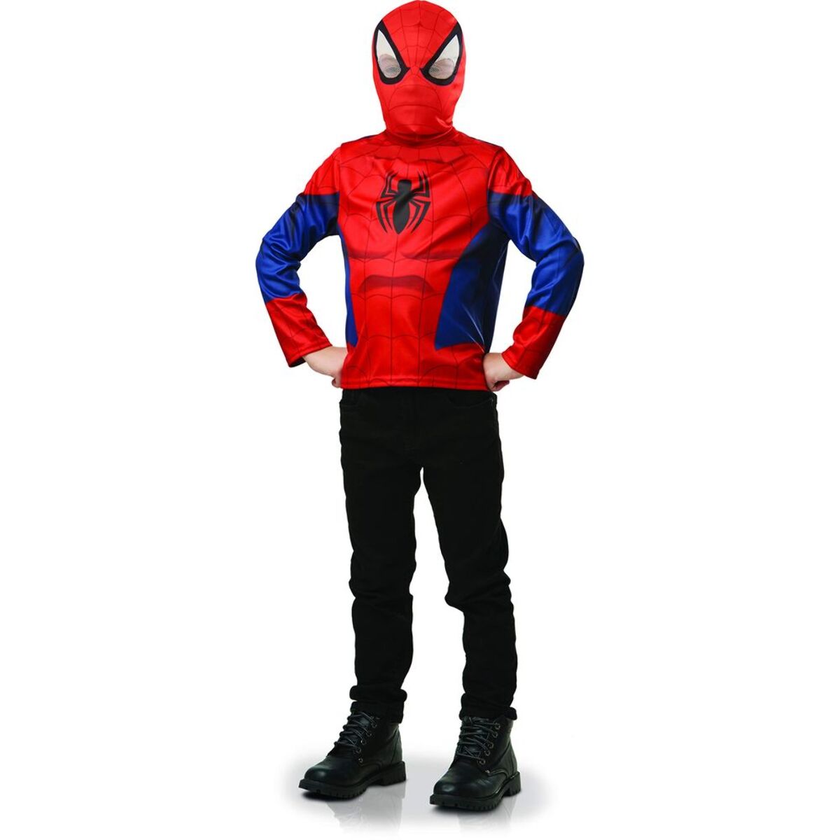 TOP Y MÁSCARA SPIDERMAN