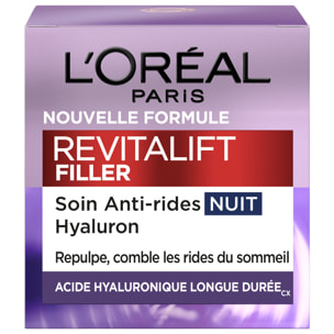 L'Oréal Paris Revitalift Filler Soin Anti-rides Nuit Hyaluron 50ml