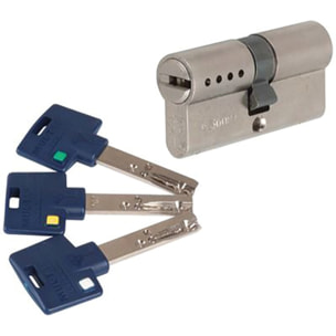 Cilindro MTL600 262S+ 71 31-40 NM PAN MULTLOCK 3 Llaves PVC azul B.R - EUM6P3140XX3PBLVR