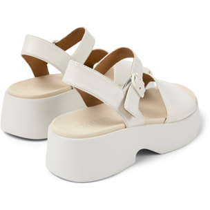 Sandalias - CAMPER Tasha - Blanco - Cuero liso