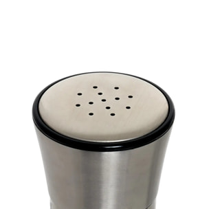 Distributeur sel/poivre Nixo rond 7x13,5cm transparent