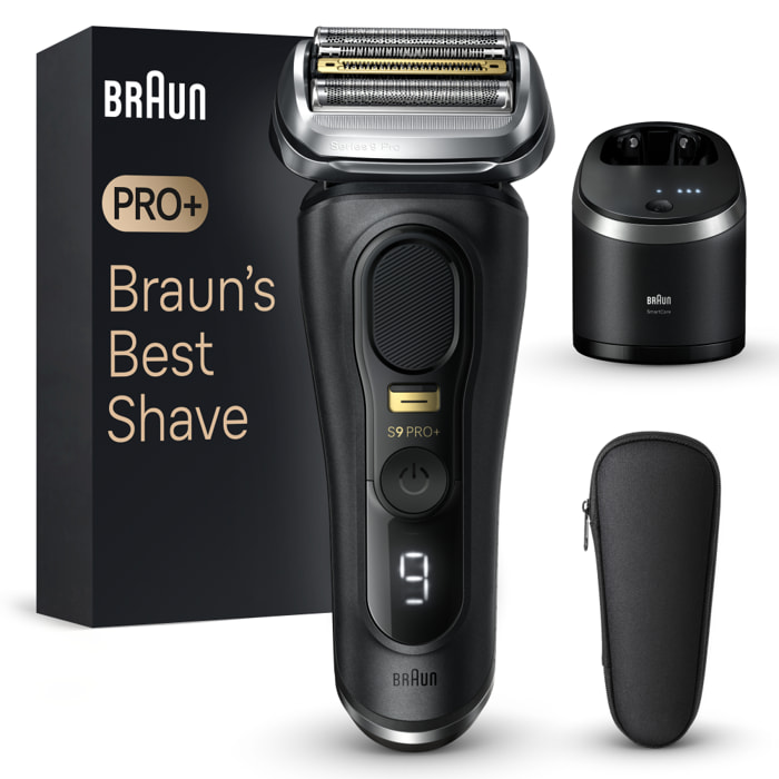 Braun - Rasoir Électrique Series 9 PRO+ 9560cc - Avec Station SmartCare - Noir